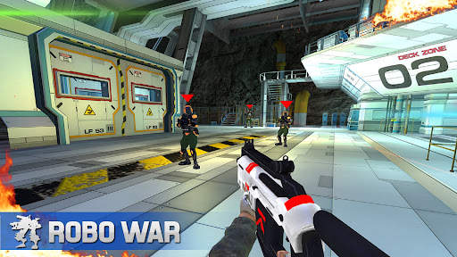 Robot Gun Shooting Games War screenshot 1