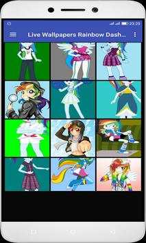 Live Wallpapers Rainbow Dash Styl screenshot 1