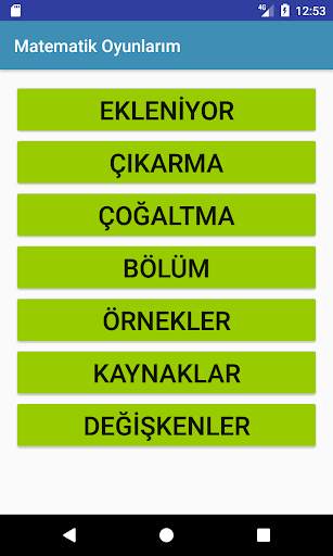 Matematik Oyunlarım screenshot 1