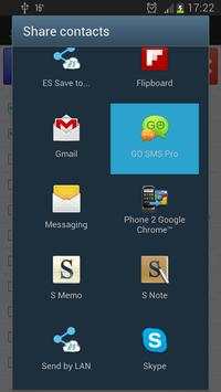 Share contacts screenshot 3
