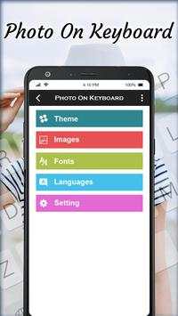 Photo On Keyboard स्क्रीनशॉट 1