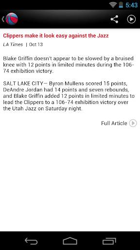 Los Angeles Basketball News screenshot 2