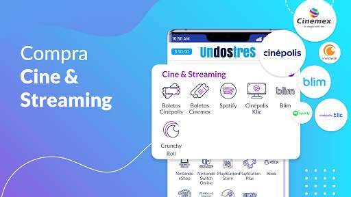 Recarga Saldo, Paga Servicios, Streaming, Cine screenshot 5