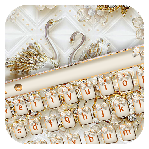 Pearl Diamond Luxury Gold Theme icon