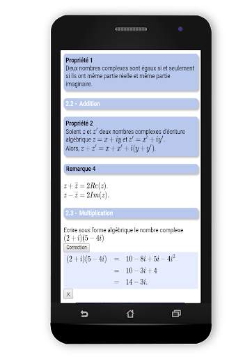 Maths TS : Complexes 1 screenshot 3