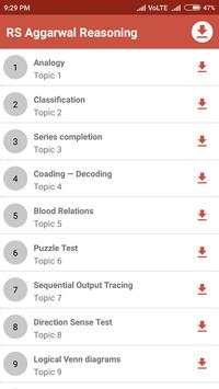 Verbal and Non-Verbal Reasoning by RS Aggarwal screenshot 2