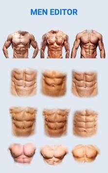 Men Body Editor : Photo & Abs Body Builder Styles screenshot 2