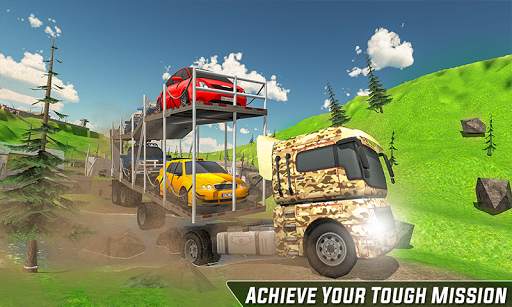 Army Car Transport Truck Driver 2019 screenshot 2