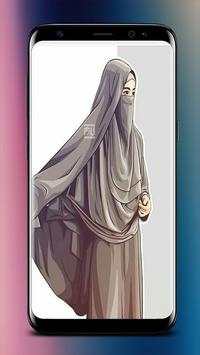 Muslimah Cartoon Wallpaper - blessings screenshot 2