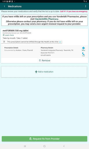 My Health at Vanderbilt screenshot 4