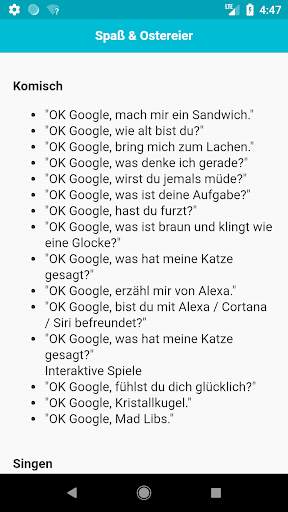 Befehle für Google Assistant screenshot 3