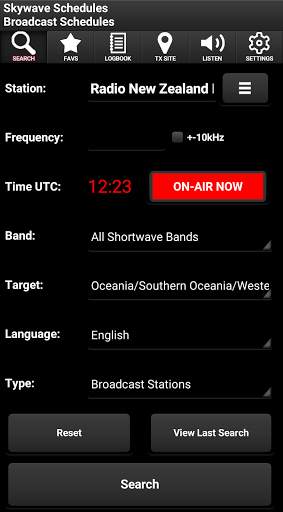 Skywave Schedules screenshot 1