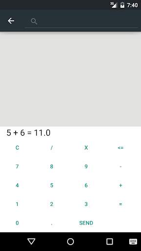 Calculator Keyboard screenshot 1