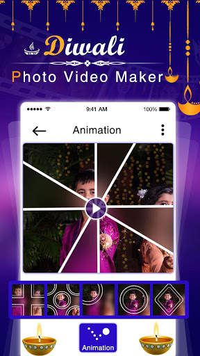 Diwali Photo Video Maker - Movie Maker screenshot 4