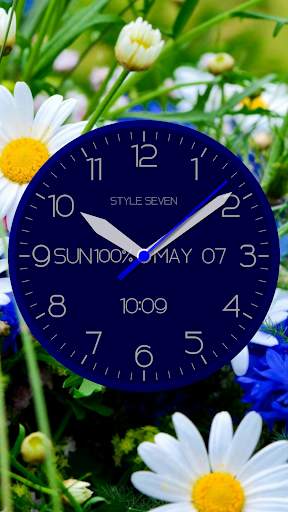 Modern Analog Clock-7 screenshot 2