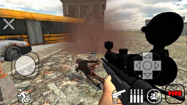 Zombie Sniper Shooting 3D screenshot 1