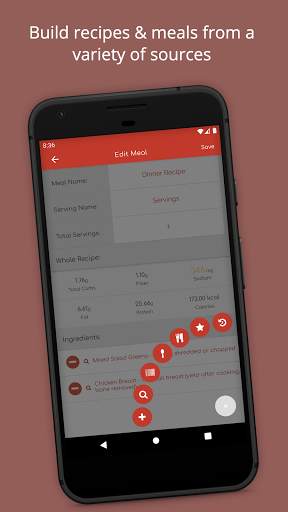 My Dash Diet: Food Tracker and Low Sodium Recipes скриншот 5