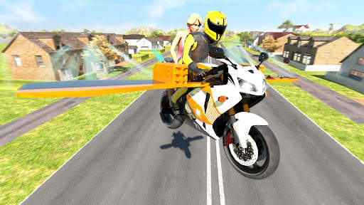 Flying bike Driving Simulator screenshot 5