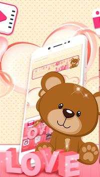 Cute Teddy Parallax Launcher Theme 🐻 screenshot 2