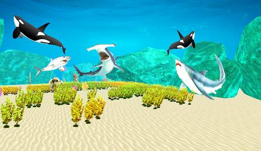 Mega Sharks 3d  : Shark Games screenshot 3