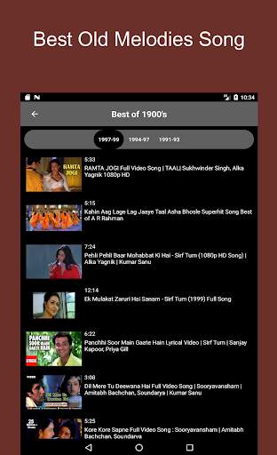 Hindi HD Video Songs screenshot 11