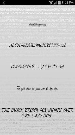 Fonts - Kiss for FlipFont Free screenshot 3