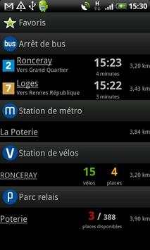 Go2 Rennes (bus, vélo, métro) screenshot 6