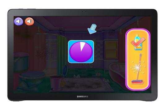 Cleaning Home Girls Games screenshot 4