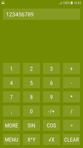 Simple Calculator With Colorful screenshot 2