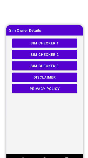 Sim Owner Details screenshot 2