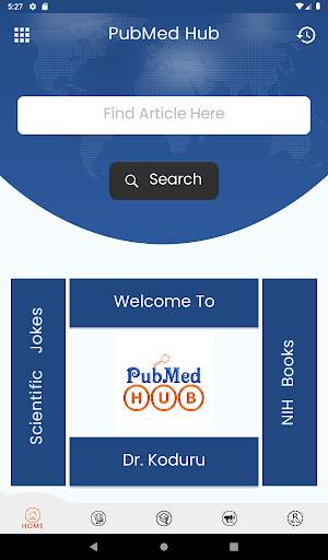 PubMed HUB screenshot 9