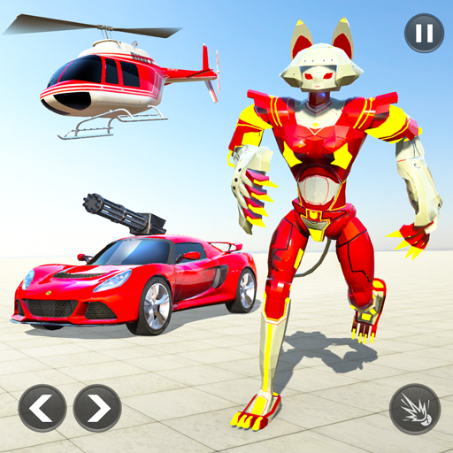 Cat Robot Transform War Games icon