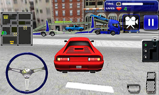 Car Transporter Parking 3D screenshot 1