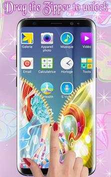 Winx Lock Zipper Club : Bloom Lock Screen screenshot 3