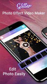 Glitter Photo Effect Video Maker screenshot 1