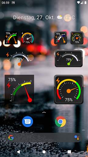 Gauge Battery Widget screenshot 1