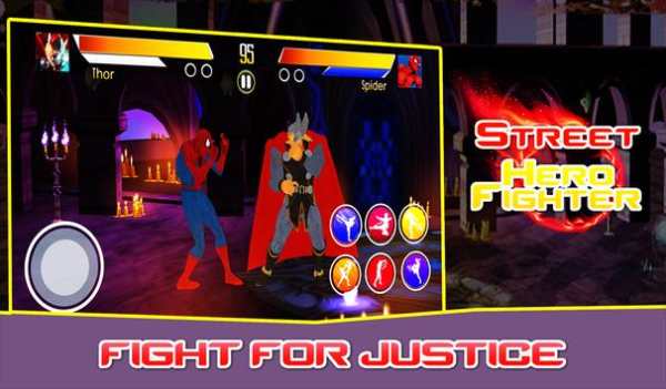 Super Heros Fight vs Street Hero Fighters Battle screenshot 1