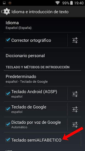 Teclado Semi ALFABÉTICO Rápido. Velocidad fácil ya screenshot 4