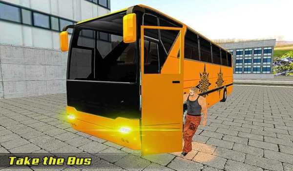 Bus Simulator & Grand Gangster Attack screenshot 15