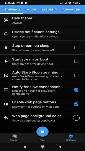 Screen Mirroring - Screen Stream to Web browsers screenshot 6