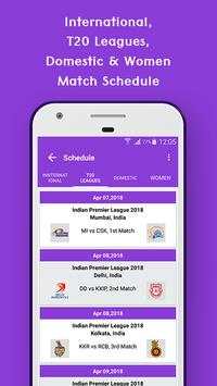 Live Cricket Score - Live Cricket score n Schedule screenshot 5
