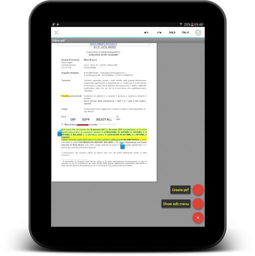 EDITOR TEXT FOR PDF screenshot 9