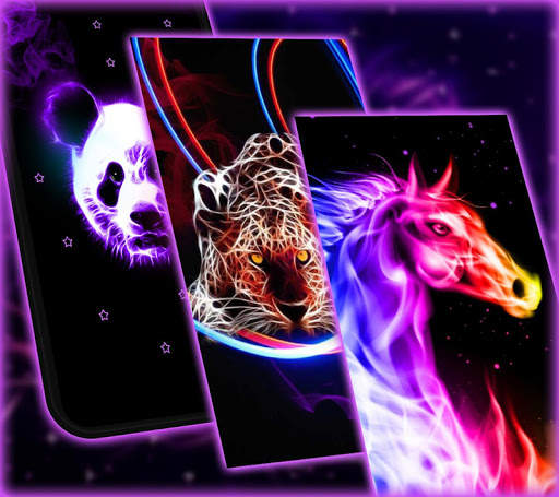 Neon Animal APUS Live Wallpaper screenshot 1