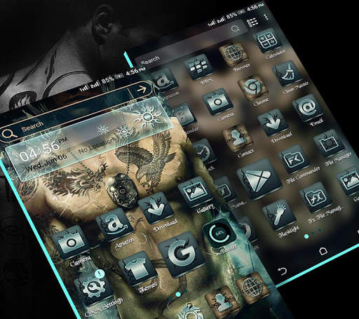 Tattoo Launcher Theme screenshot 4