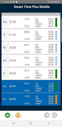 smart time plus mobile screenshot 3
