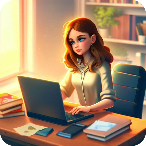 Office Girl Simulator Game 3D icon