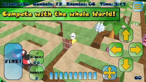 Gumbelmon: 3D Labyrinth Classic Arcade Maze Run screenshot 8