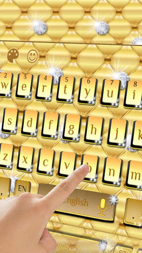 Luxury Gold Keyboard Theme screenshot 1