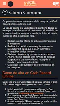 Cash Record Compra Online screenshot 7