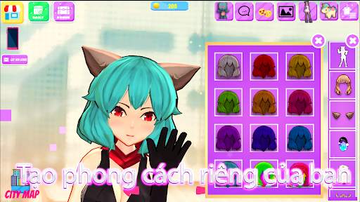 thần tượng cuộc sống Dress up screenshot 1